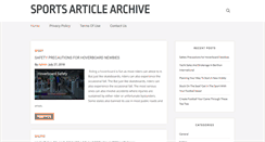 Desktop Screenshot of morganarticlearchive.com